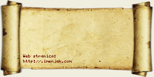 Lana Galjković vizit kartica